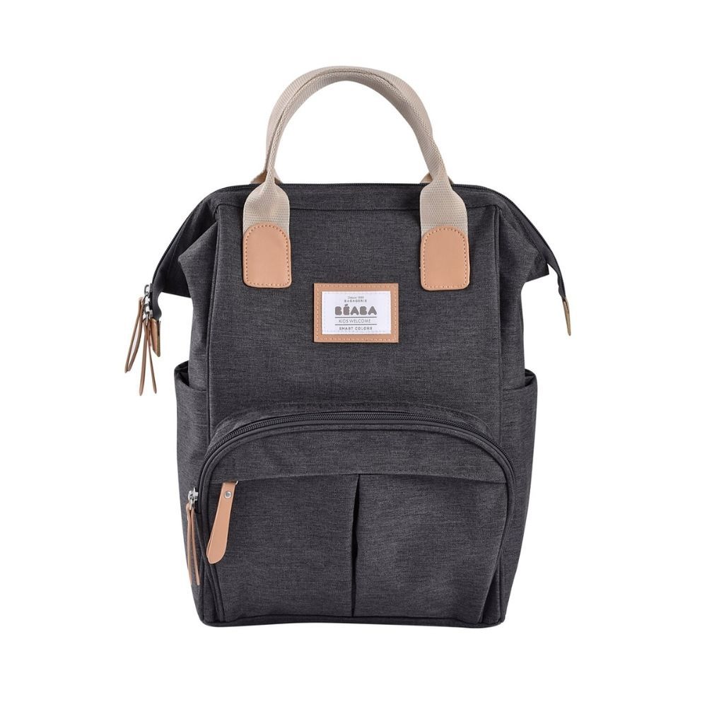 Beaba - Wellington Diaper Bag - Dark Heather Grey