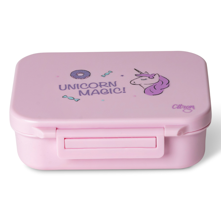 Citron - 3-Compartment Tritan Snack Box - Stormy Unicorn