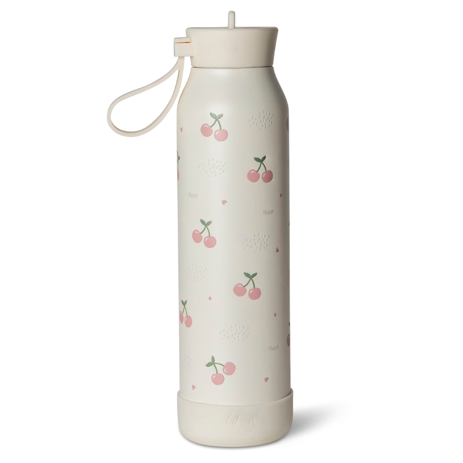 Citron - Stainless Steel Water Bottle - Cherry - 500 ml