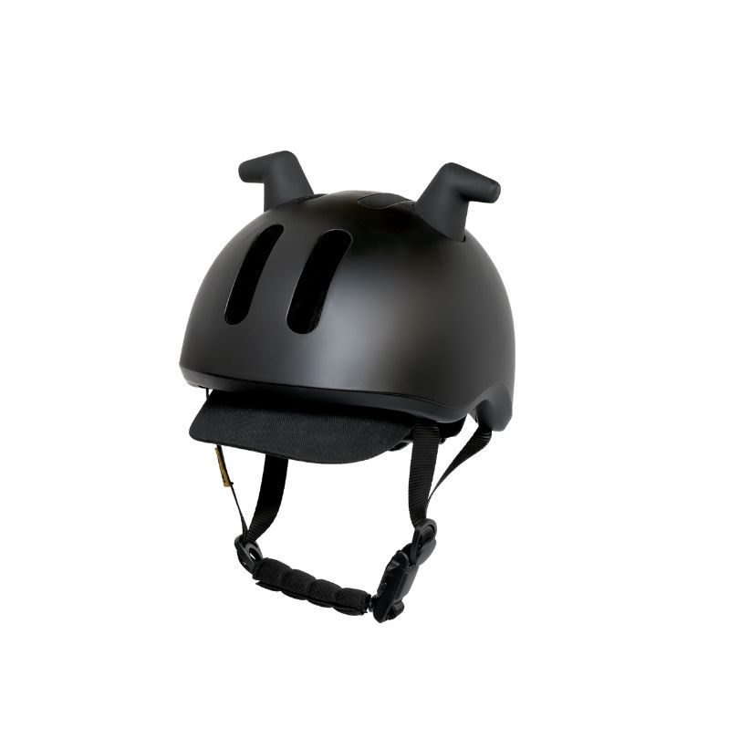 Doona - Liki Kids Bike Helmet With Silicon Horns - Black