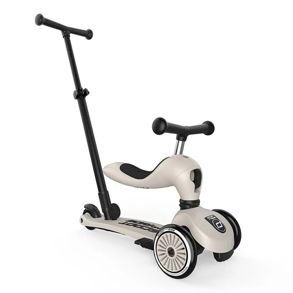 Scoot & Ride - 2-In-1 Highwaykick 1 Push And Go Scooter - Ash