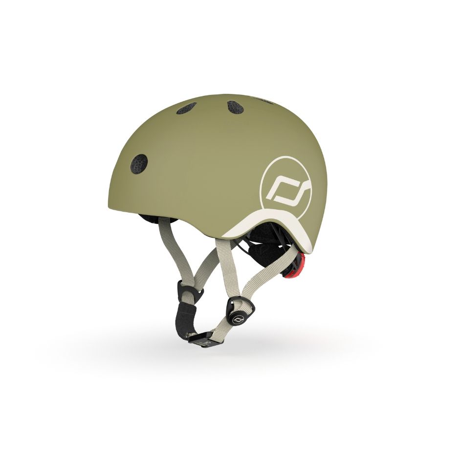 Scoot & Ride - Adjustable Baby Safety Helmet - Olive - XXS-S