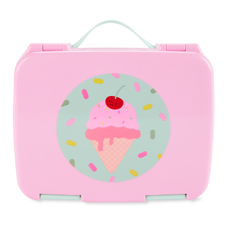 Skiphop - 2 Compartments Spark Style Bento Box - Ice Cream