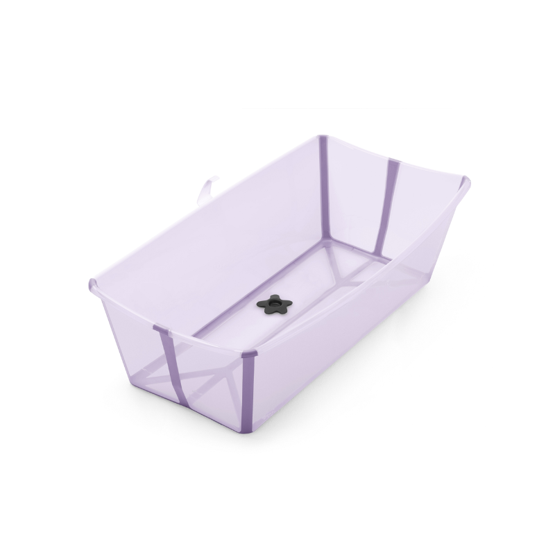 Stokke - Flexi Bath Tub And Drain Plug Set - Lavender - XL