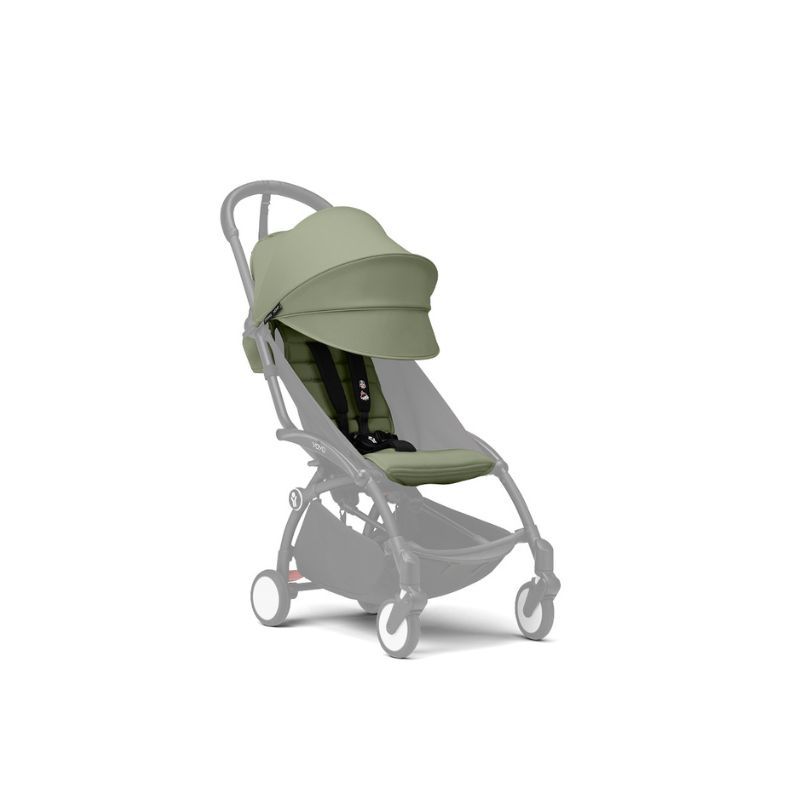 Stokke - Yoyo 6 Plus Color Pack Stroller Seat And Canopy Only - Olive