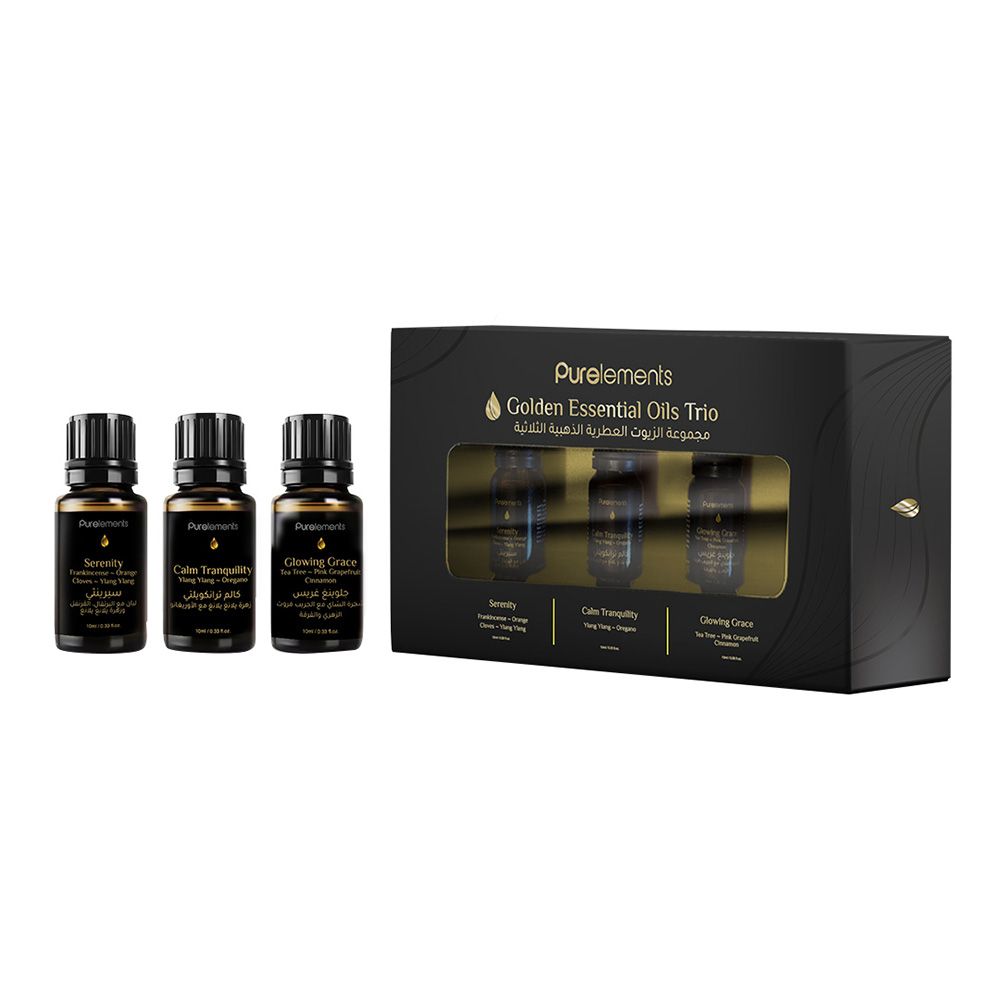 Purelements - 'Pamper' Essential Oils Golden Set