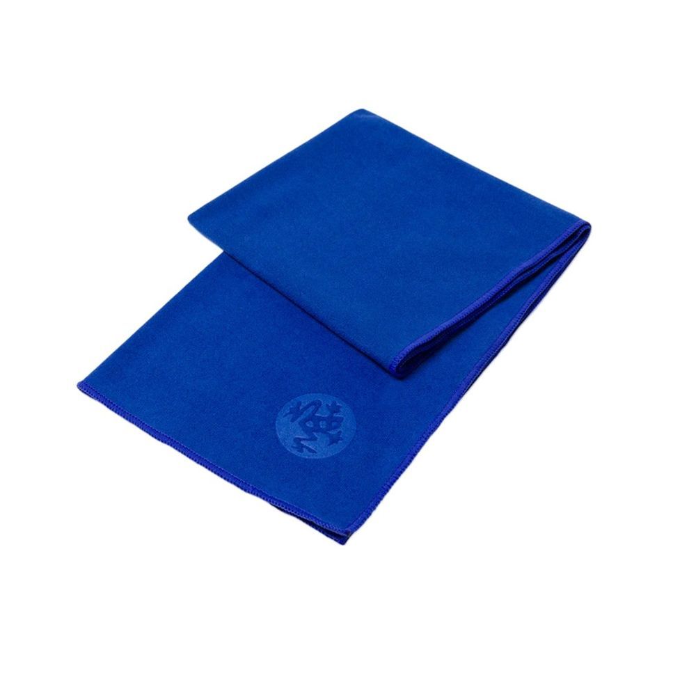 Manduka - Equa Yoga Hand Towel - Blue Toad