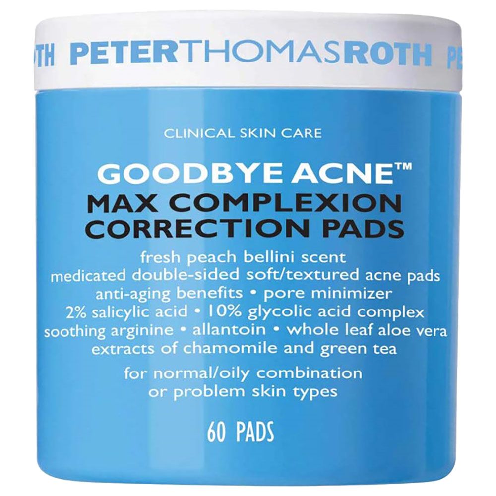 Peter Thomas Roth - Goodbye Acne Max Complexion Correction Pads - 60 pcs