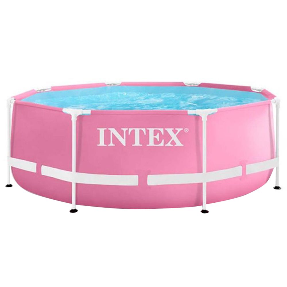 Intex - Metal Frame Pool - Pink - 244x76 cm