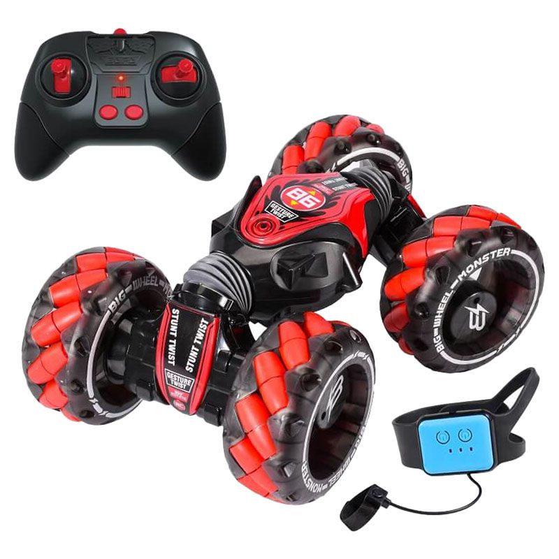 Sam Toys - Remote Control Twisting Car - Black/Red