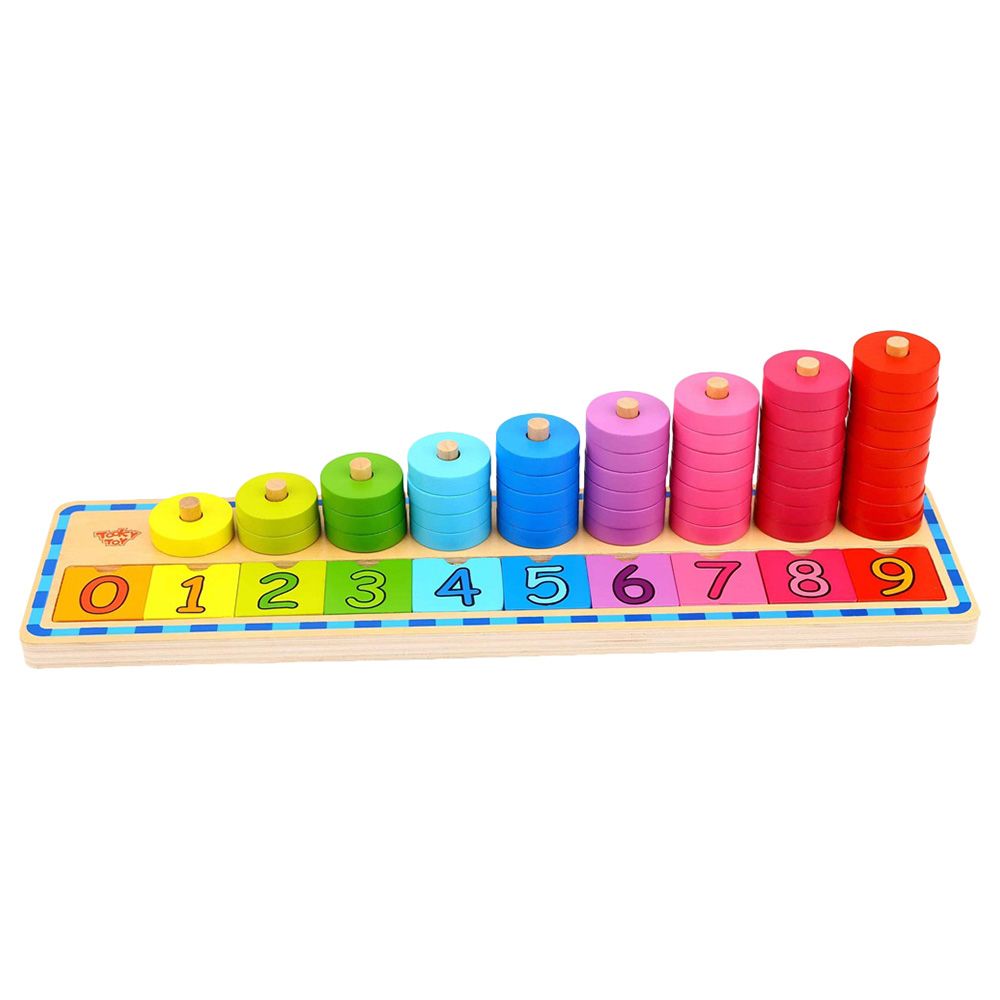 TookyToys - Counting Stacker Toys - 56pcs