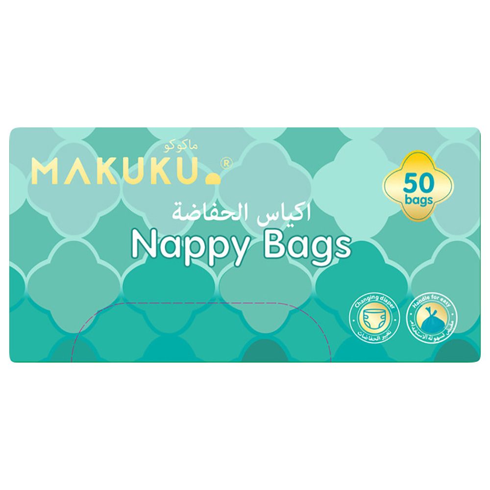 Makuku - Disposable Diaper And Nappy Bags - 50pcs