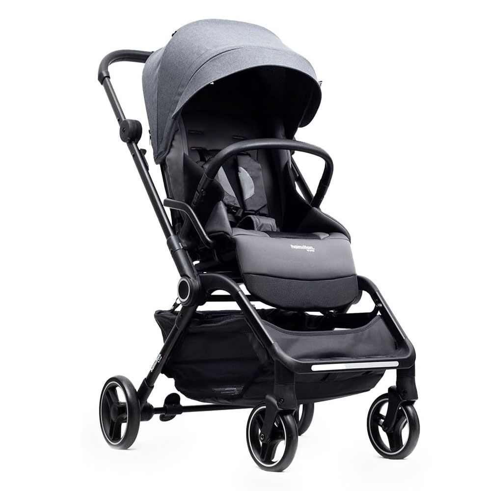 Hamilton - T1 Lightweight Baby Travel Stroller MagicFold with 360° Seat - Grey