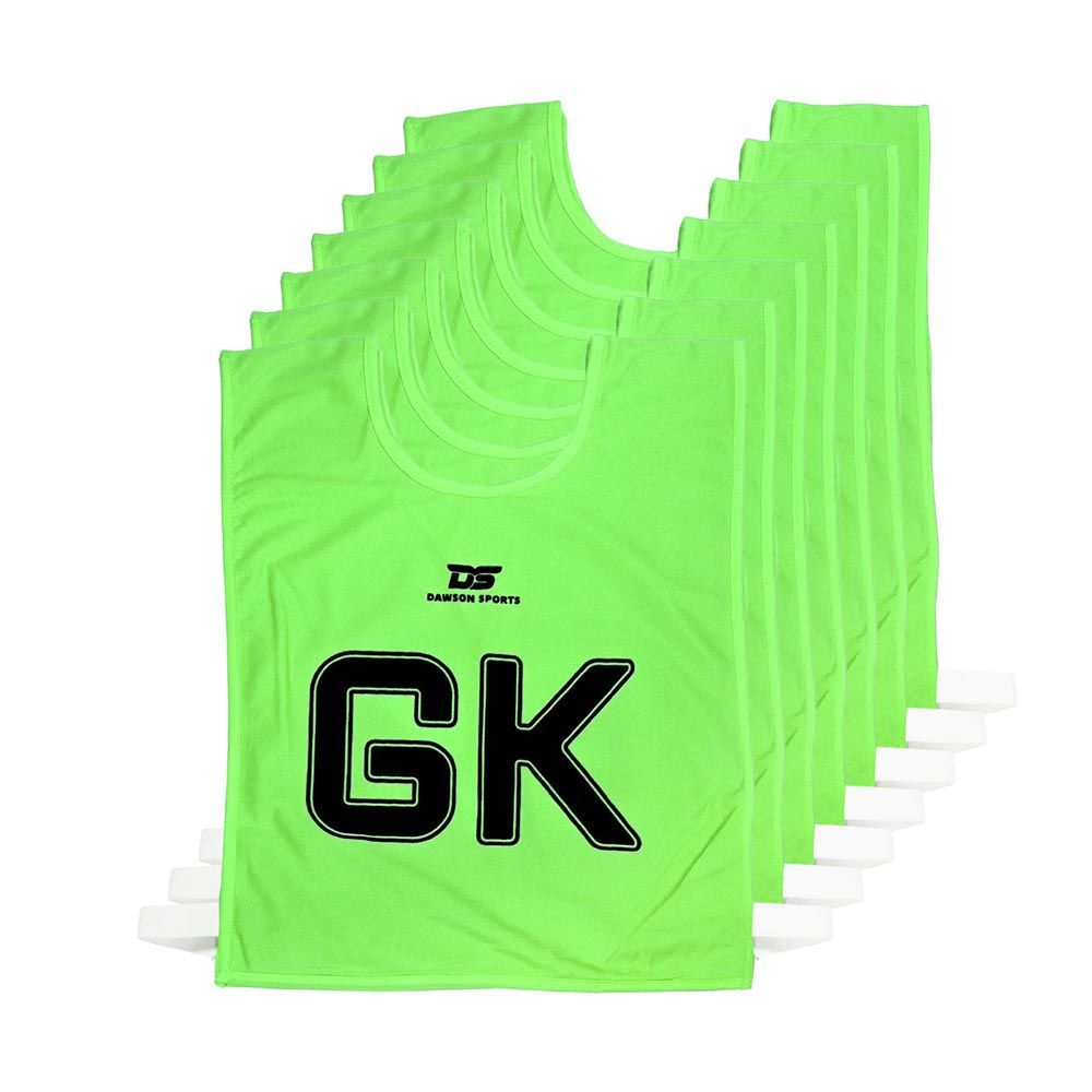 Dawson Sports - 7pc-Set - Netball Position Sport Bibs - Green