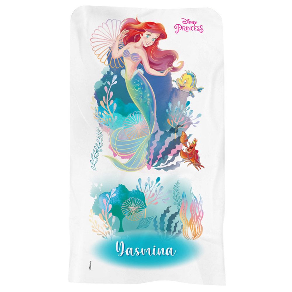 Essmak - Personalised Disney Princess Little Mermaid Beach Towel 