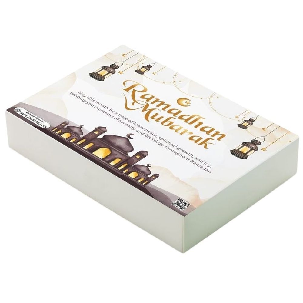 Zayoshe - Ramadan Mubarak Gift Box - Brown/White