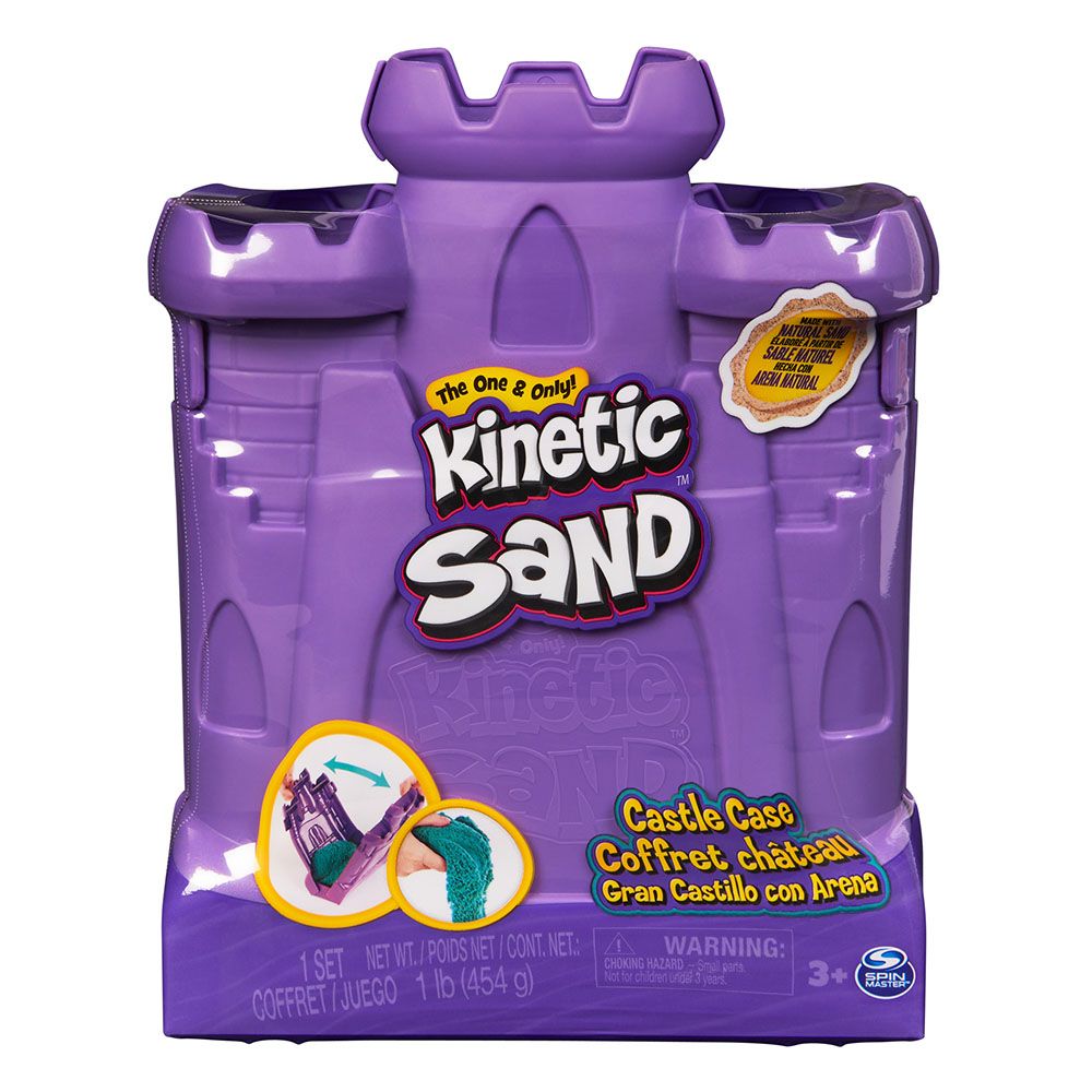 Kinetic Sand - Castle Case - Purple