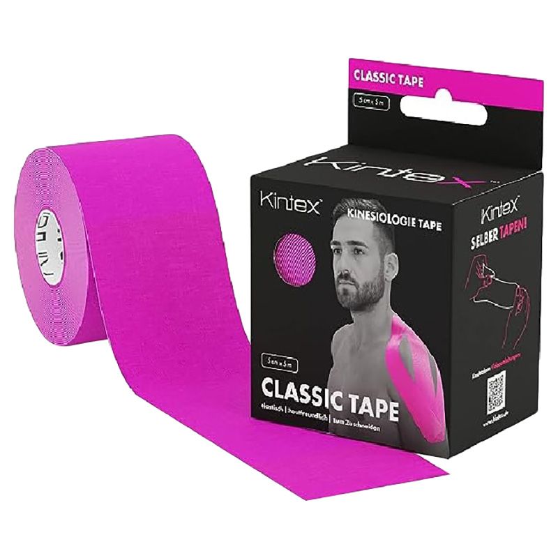 Kintex - Classic Kinesiology Tape - Pink - 5x500 cm