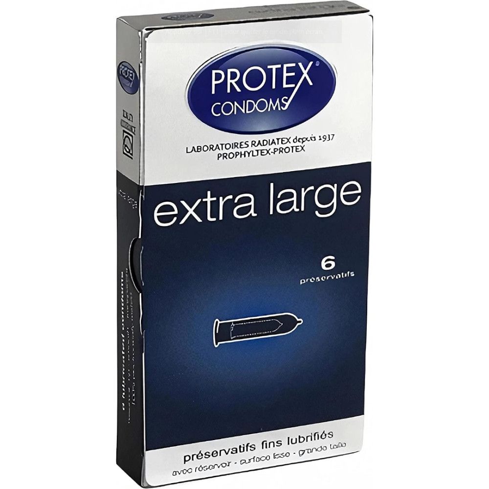 Protex - Extra Large Condoms - 6 Pcs