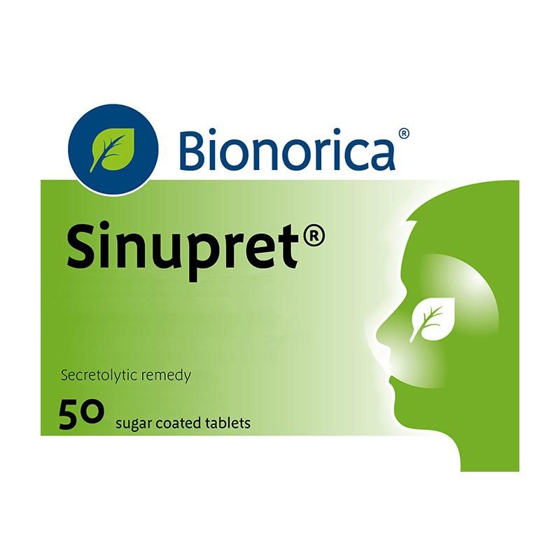 Bionorica - Sinupret Secretolytic Sugar Coated Tablets - 50 Pcs