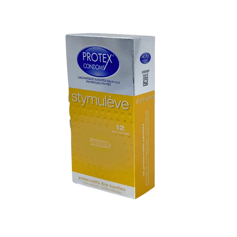 Protex - Stymuleve Condoms - 12 Pcs