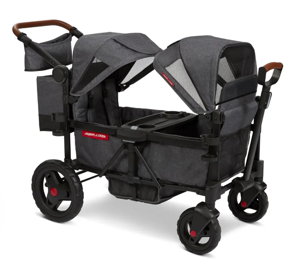 Radio Flyer - Voya Stroller Wagon - Black