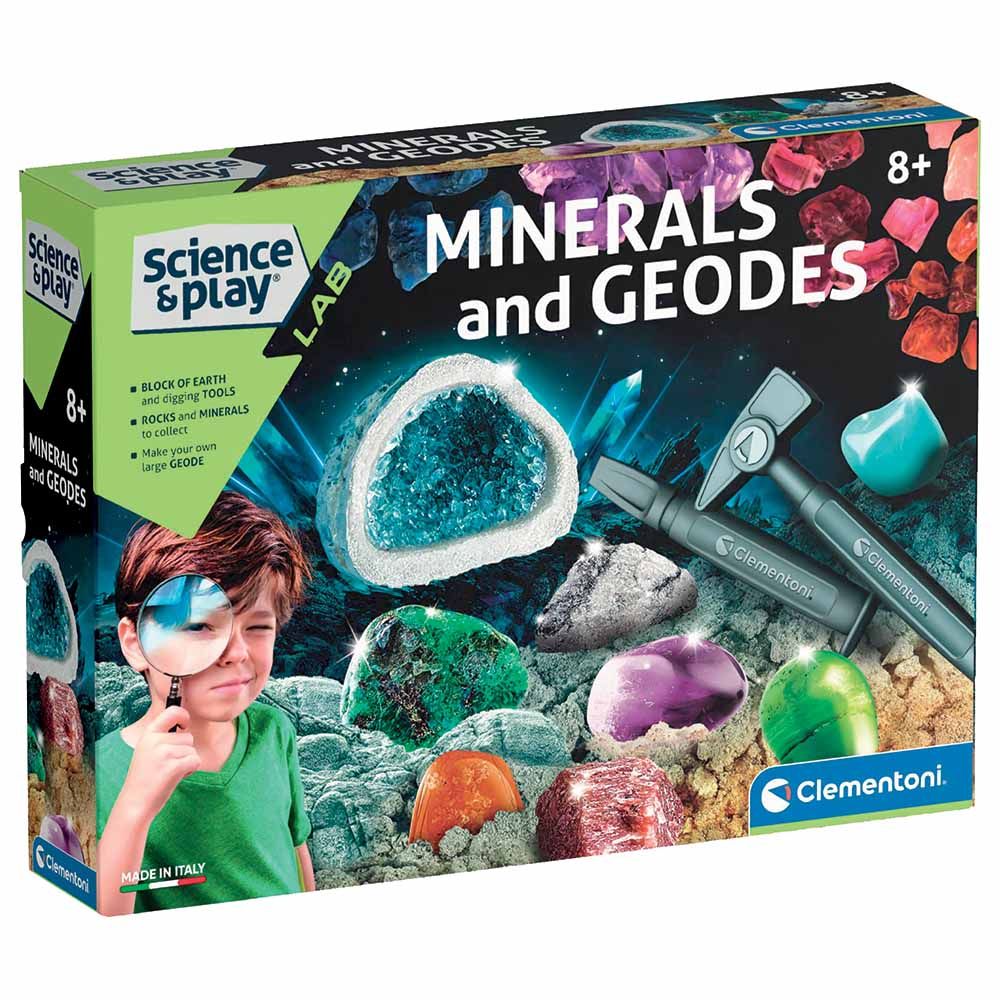 Clementoni - Science & Play Minerals & Geodes Kit