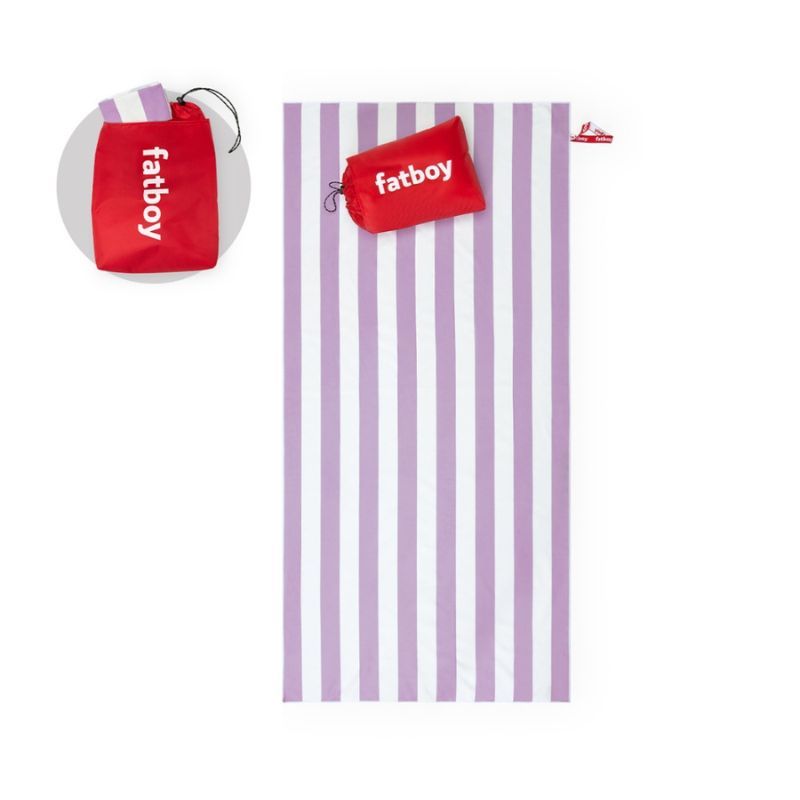 Fatboy - Beach Baggy Towel With Pillow - Lilac