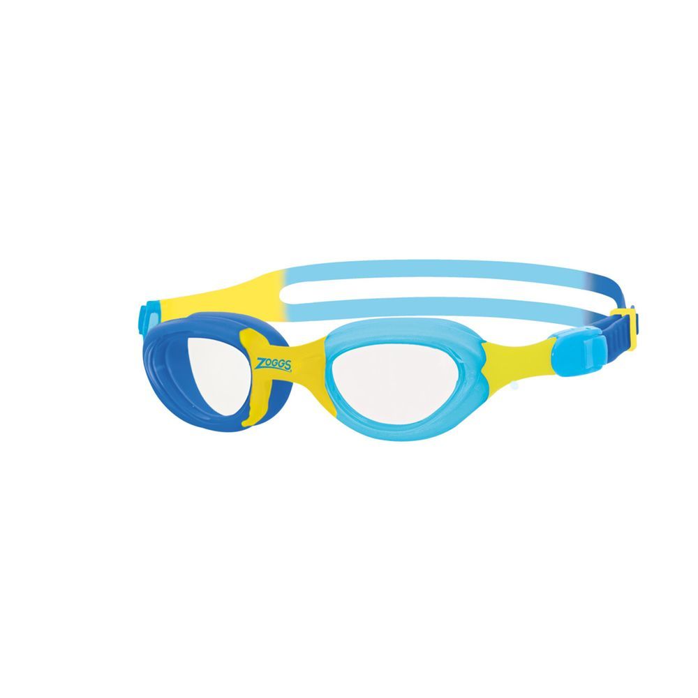 Zoggs - Little Super Seal Clear Swimming Goggles - Blue/Yellow