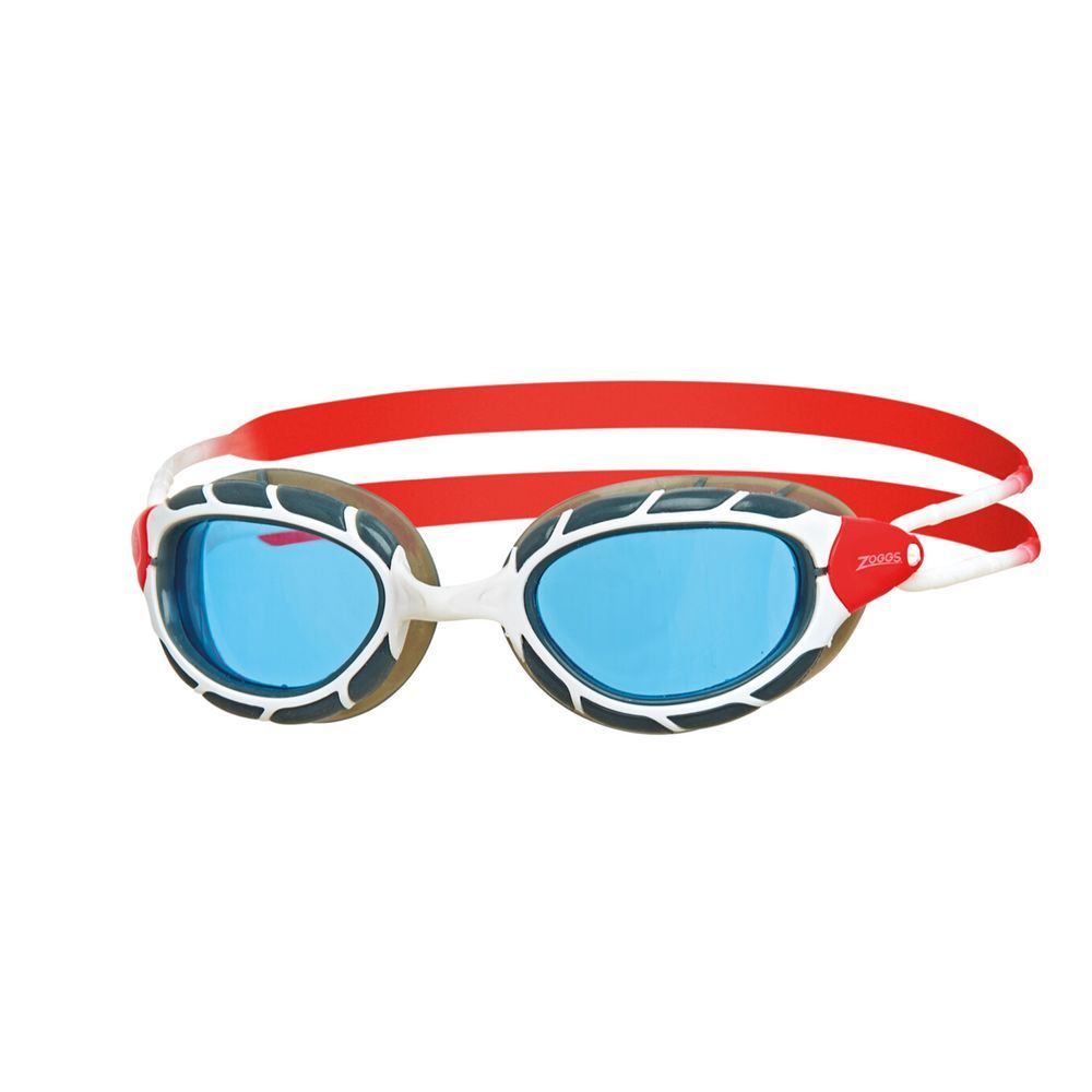 Zoggs - Predator Swimming Goggles - White/Red