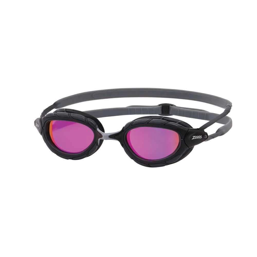 Zoggs - Predator Titanium Mirrored Swimming Goggles - Pink/Grey/Black