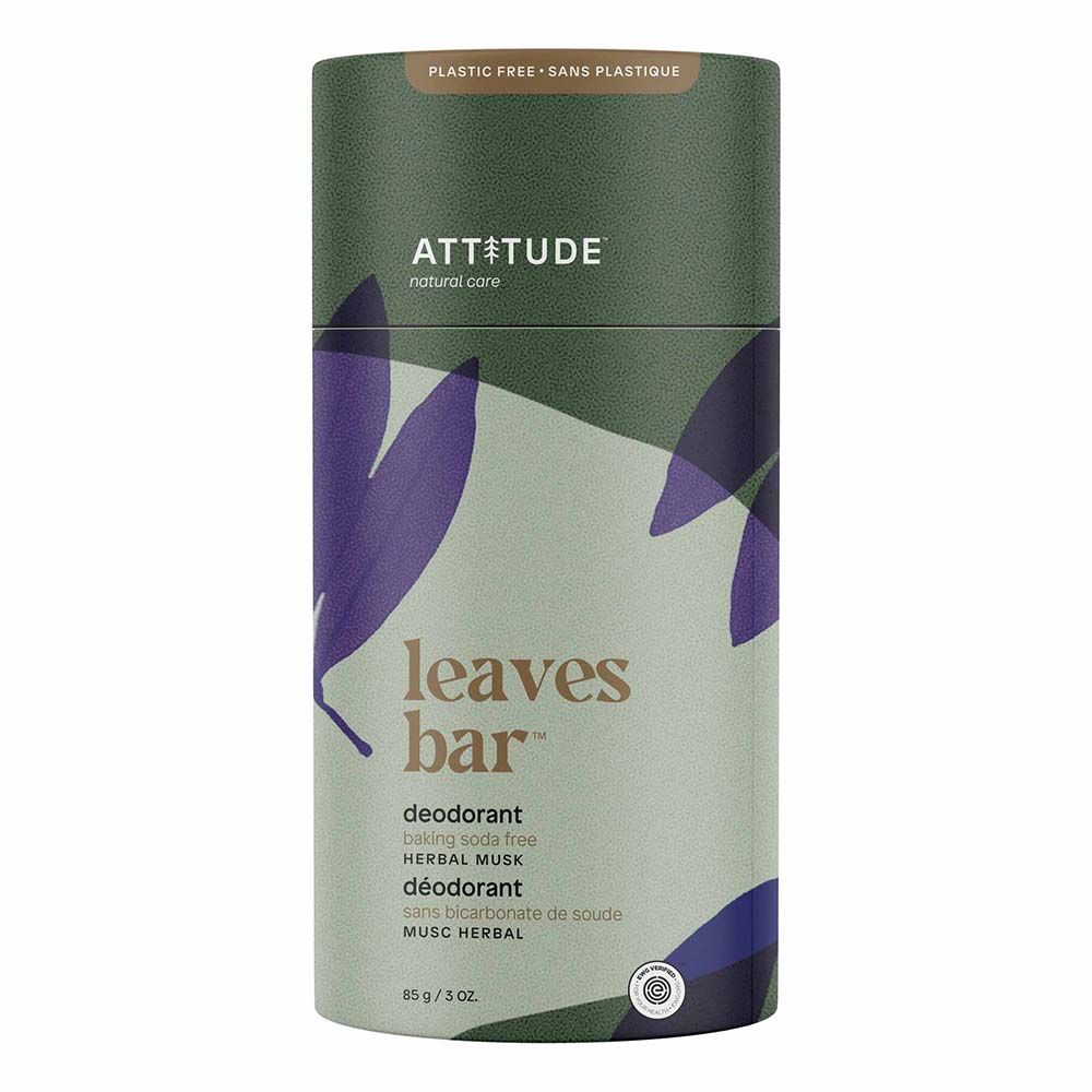 Attitude - Baking Soda Free Deodorant - Herbal Musk - 85 g