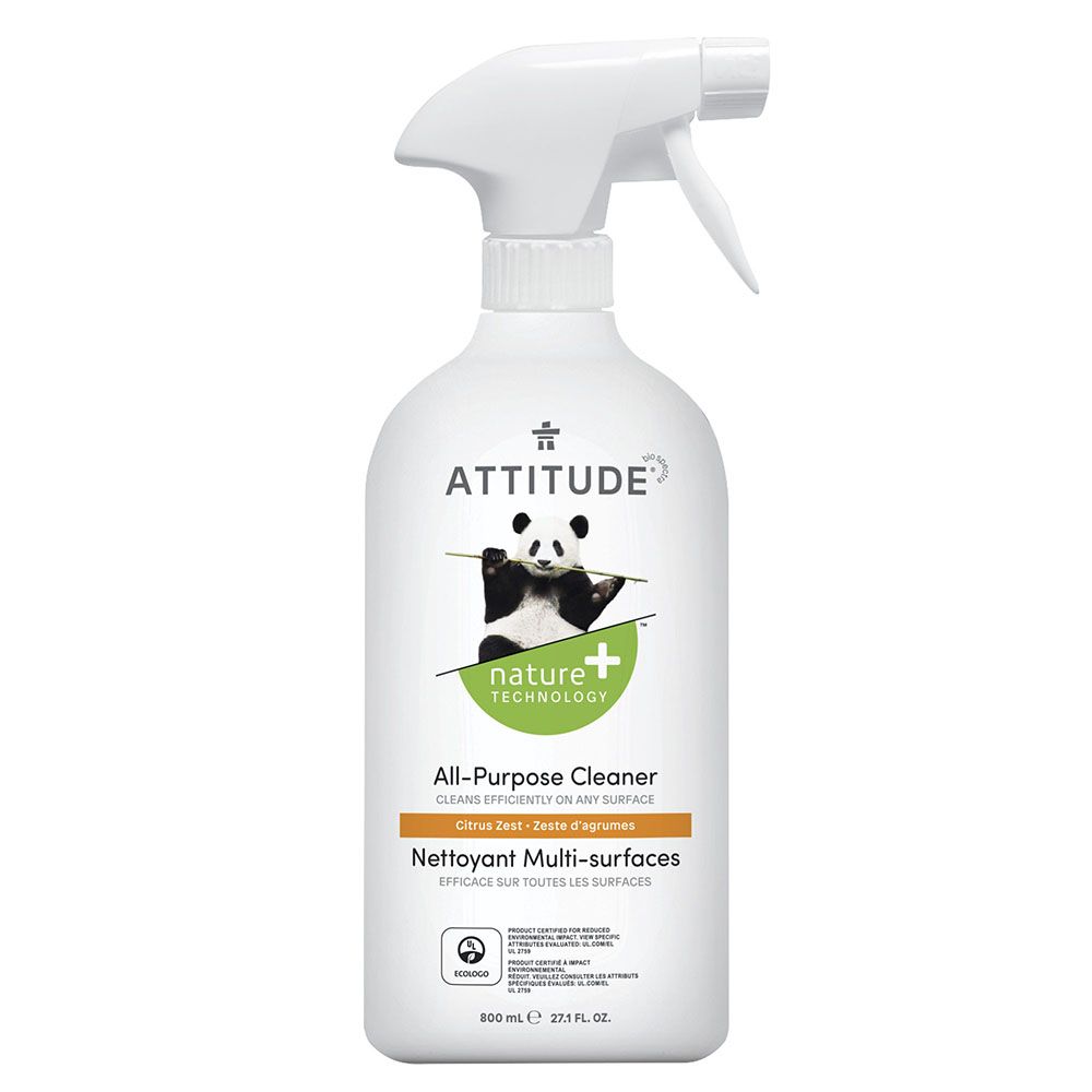 Attitude - Nature+ All-Purpose Cleaner - Citrus Zest - 800 ml