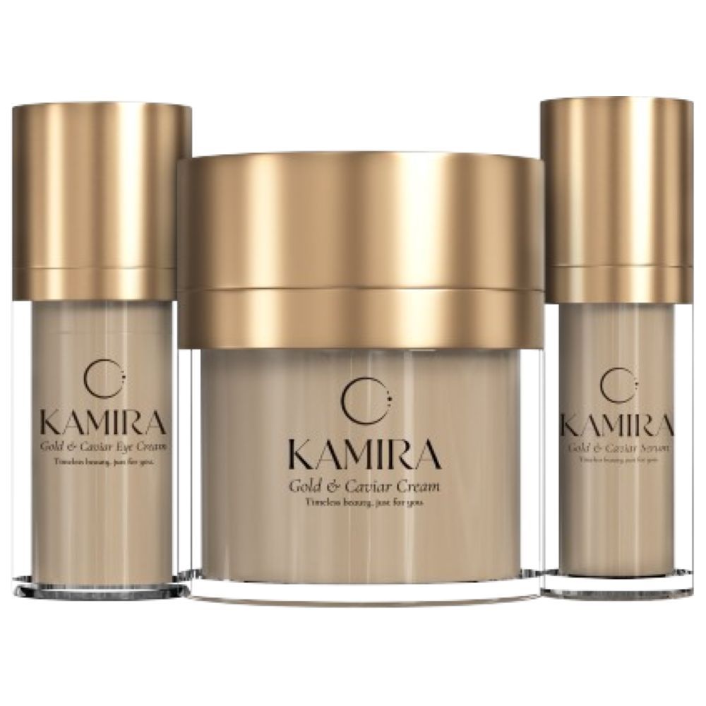 Kamira - 24k Gold & Caviar Skincare Set w/ Hyaluronic Acid