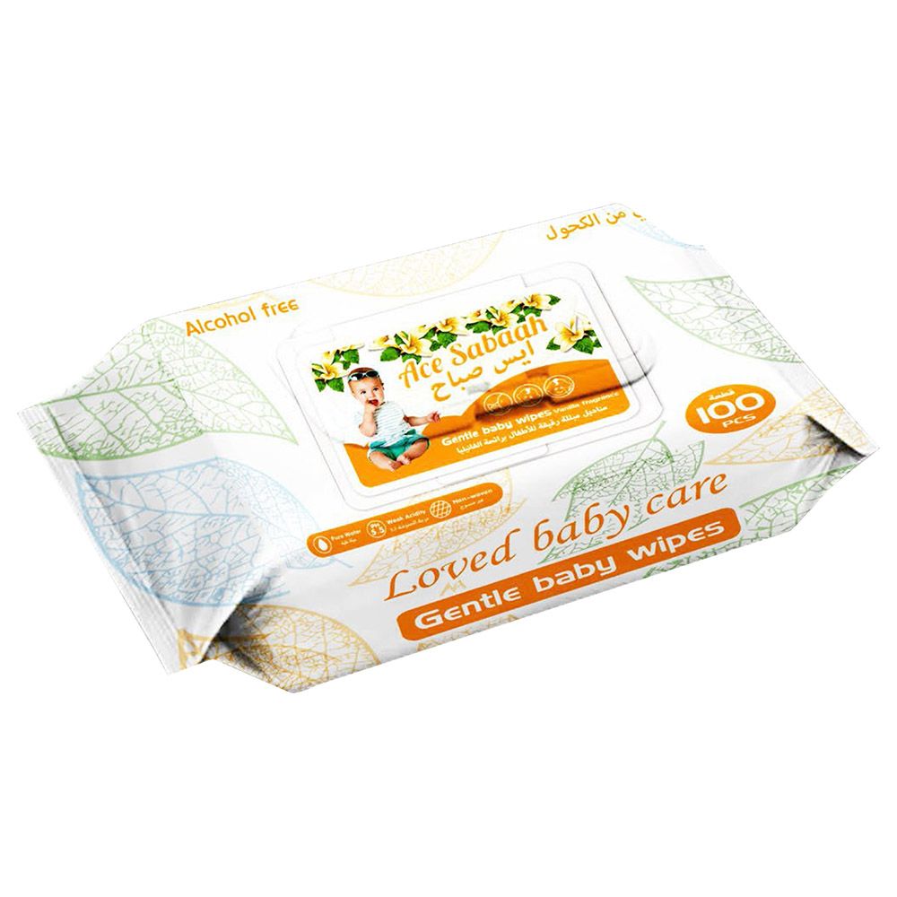 Ace Sabaah - Baby Wipes - Lemon – 100pcs