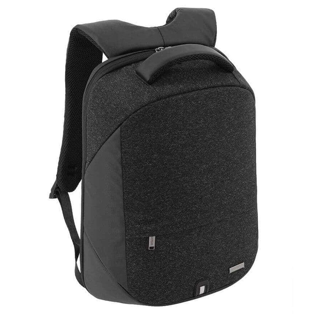 Santhome - Rosario Laptop Backpack With USB Port - Black