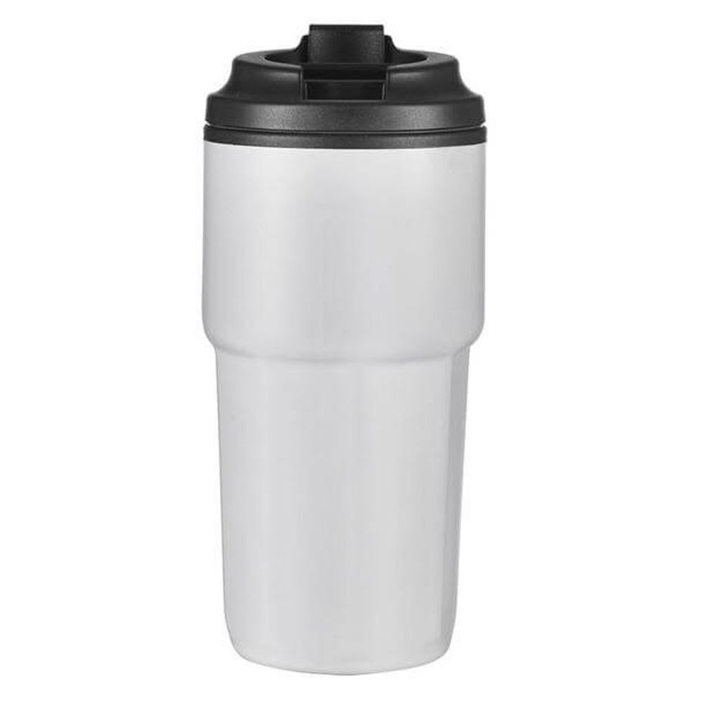 Giftology - Kavala Double Wall Travel Mug - White - 500 ml