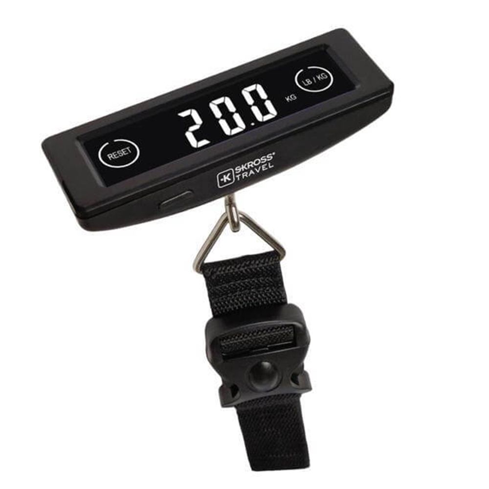 Skross - Travel LCD Touchscreen Digital Luggage Scale - Black