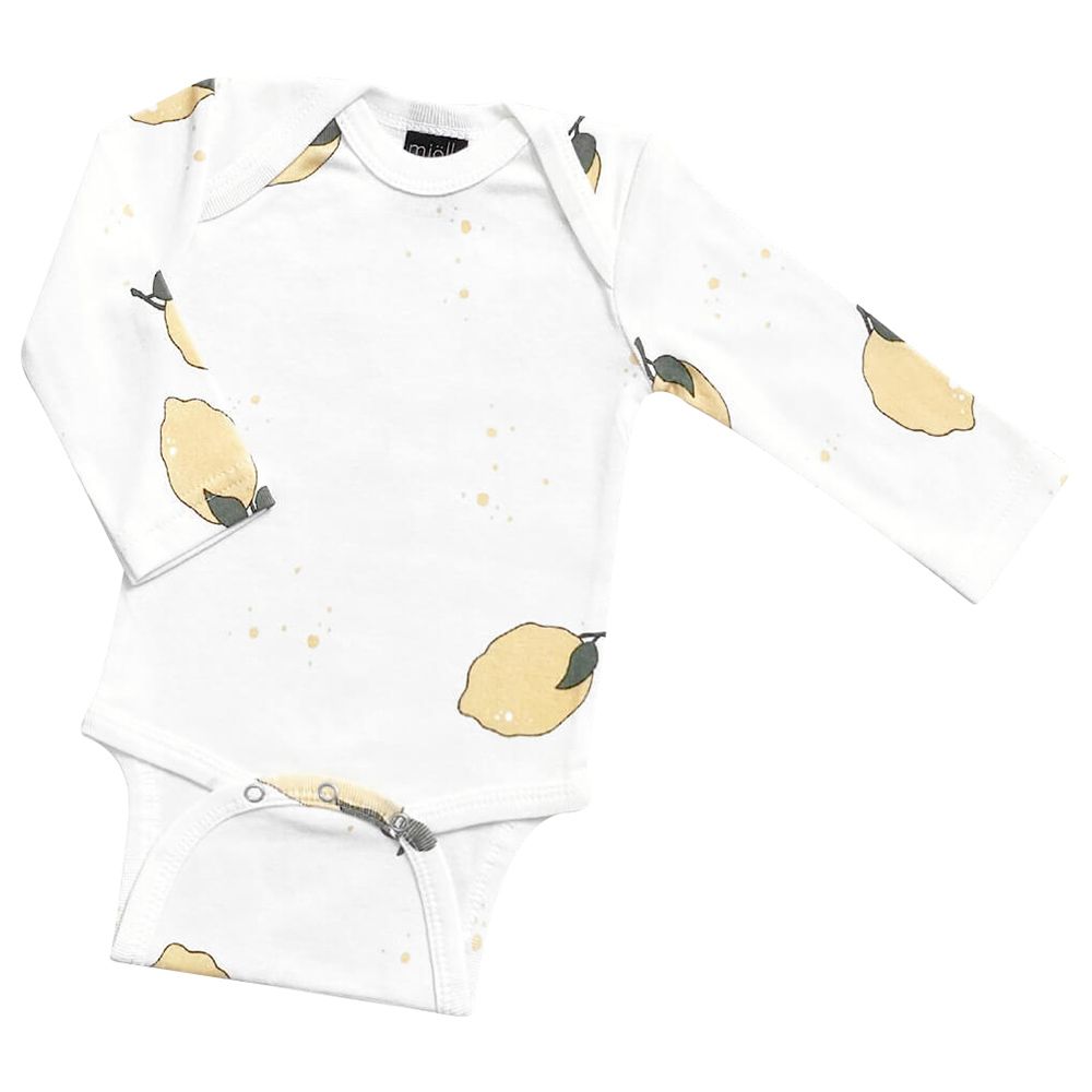 Mjolk - Long Sleeves Bodysuit - Lemons