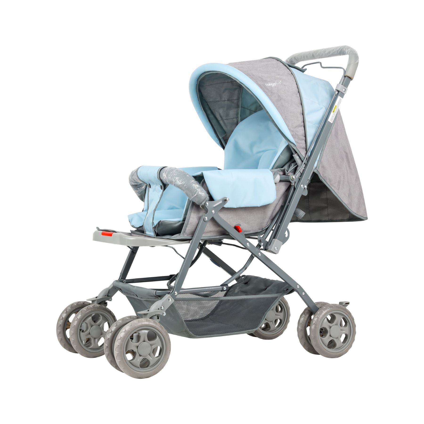 Baby Plus - Lightweight Comfort Reversible Baby Stroller - Blue