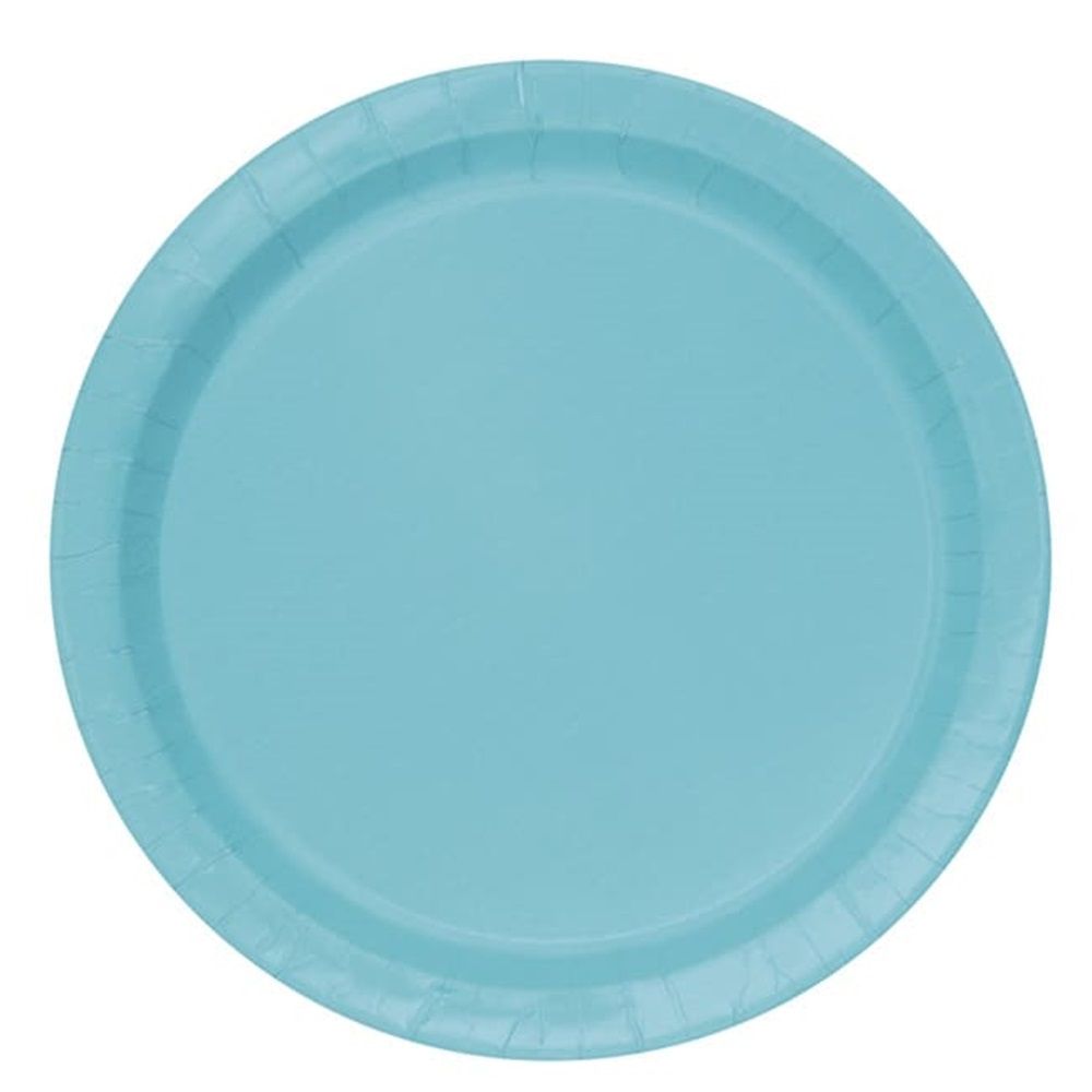 Unique - Paper Plates - Pack of 16 - Teal - 9-Inch