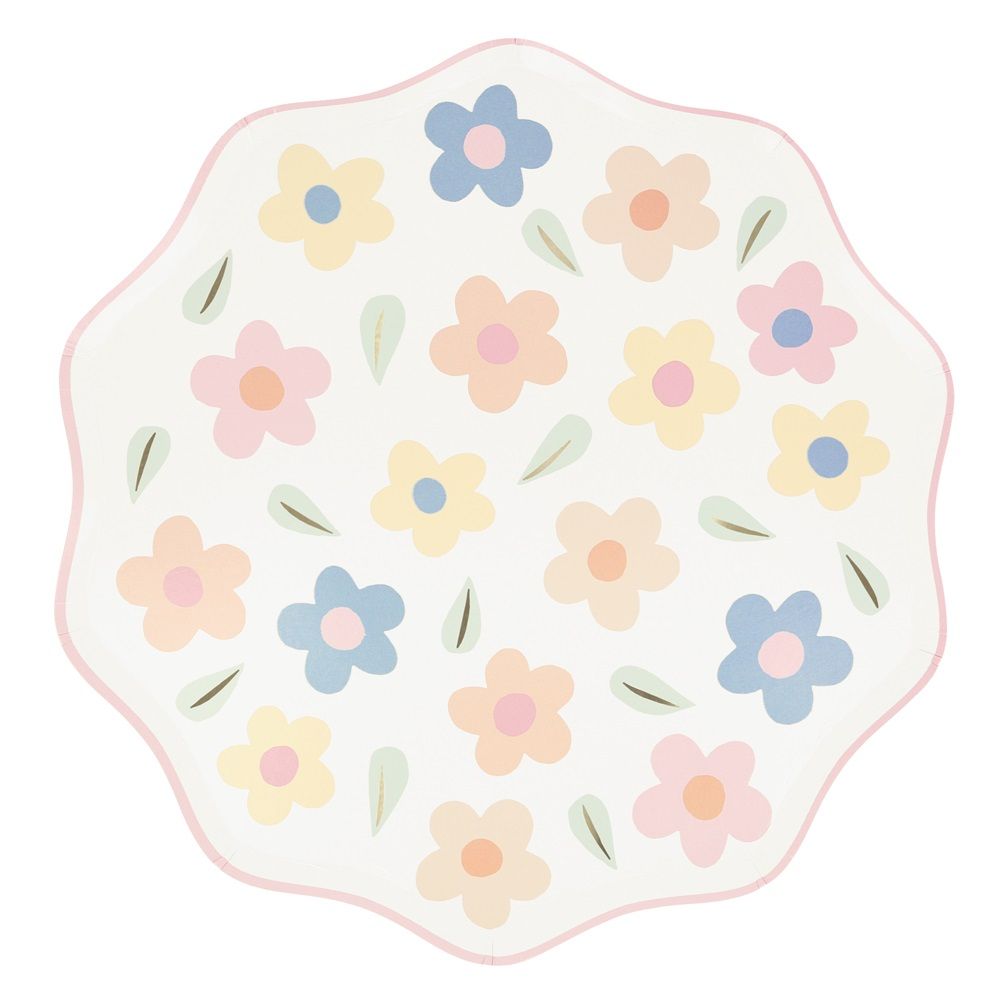 Meri Meri - Happy Flowers Dinner Plates