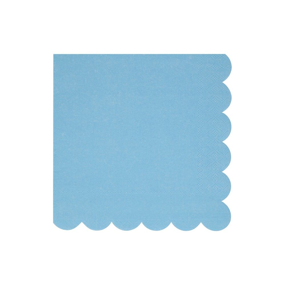 Meri Meri - Cornﬂower Blue Large Napkins