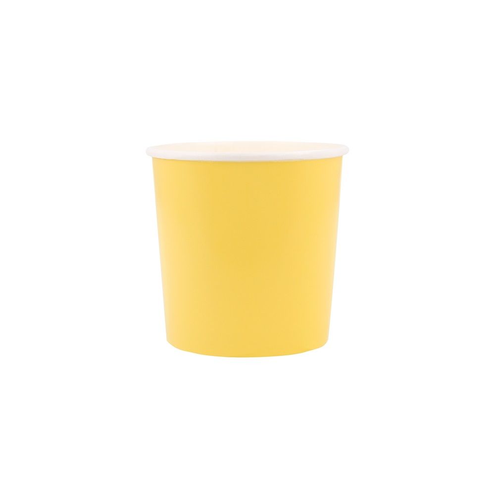 Meri Meri - Tumbler Cups - Lemon Sherbet - Pack of 8