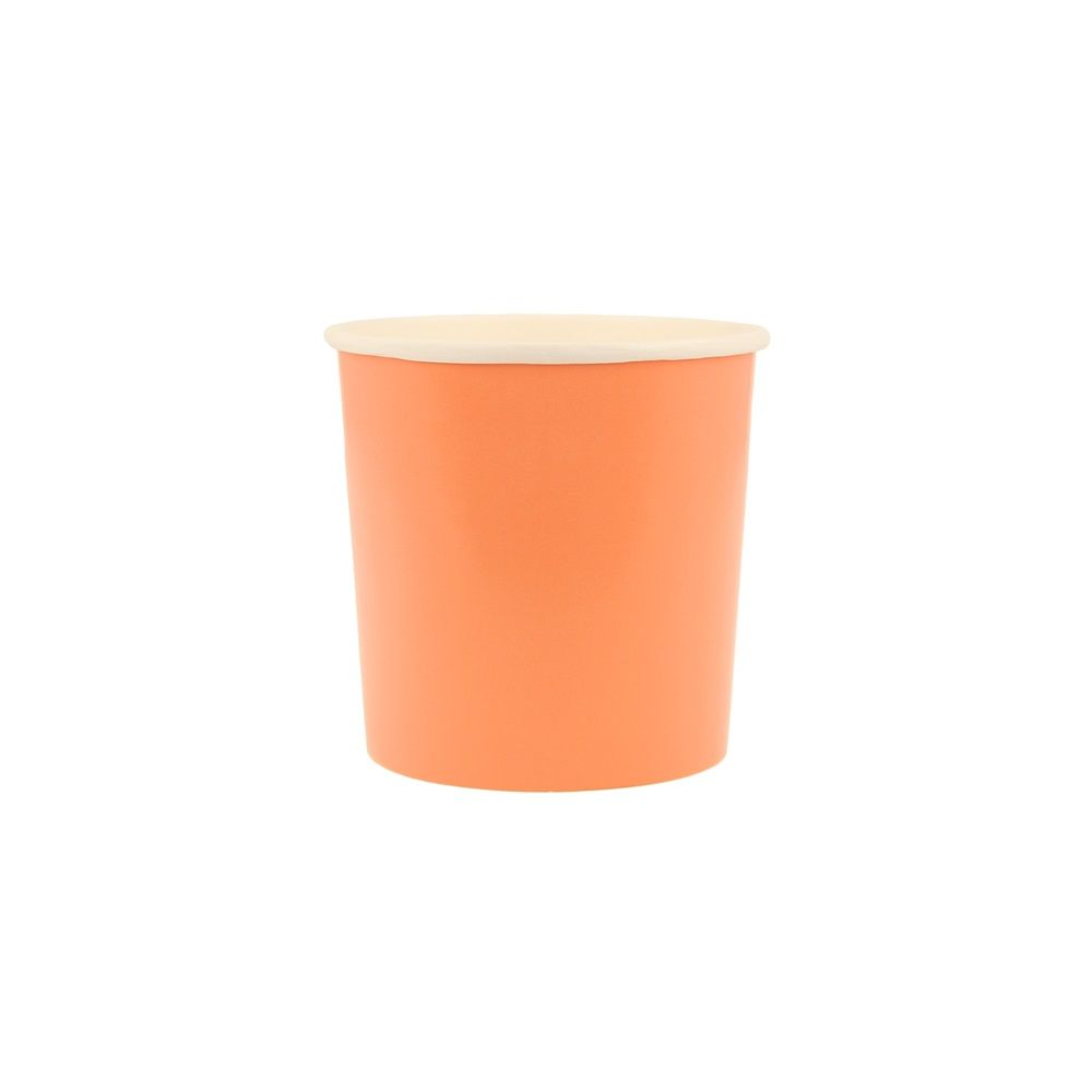 Meri Meri - Tumbler Cups - Papaya - Pack of 8