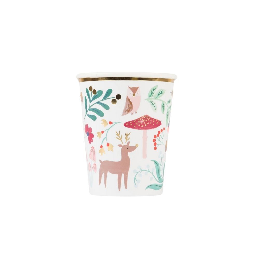 Meri Meri - Winter Woodland Cups Pack Of 8