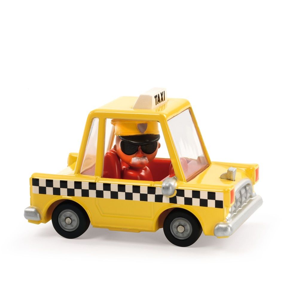 Djeco - Crazy Motors Toy Car - Taxi Joe