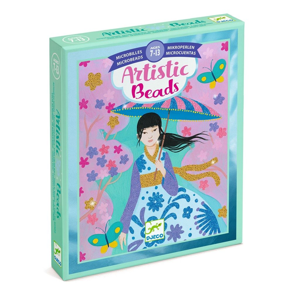 Djeco - Artistic Beads Craft Kit - Around The World