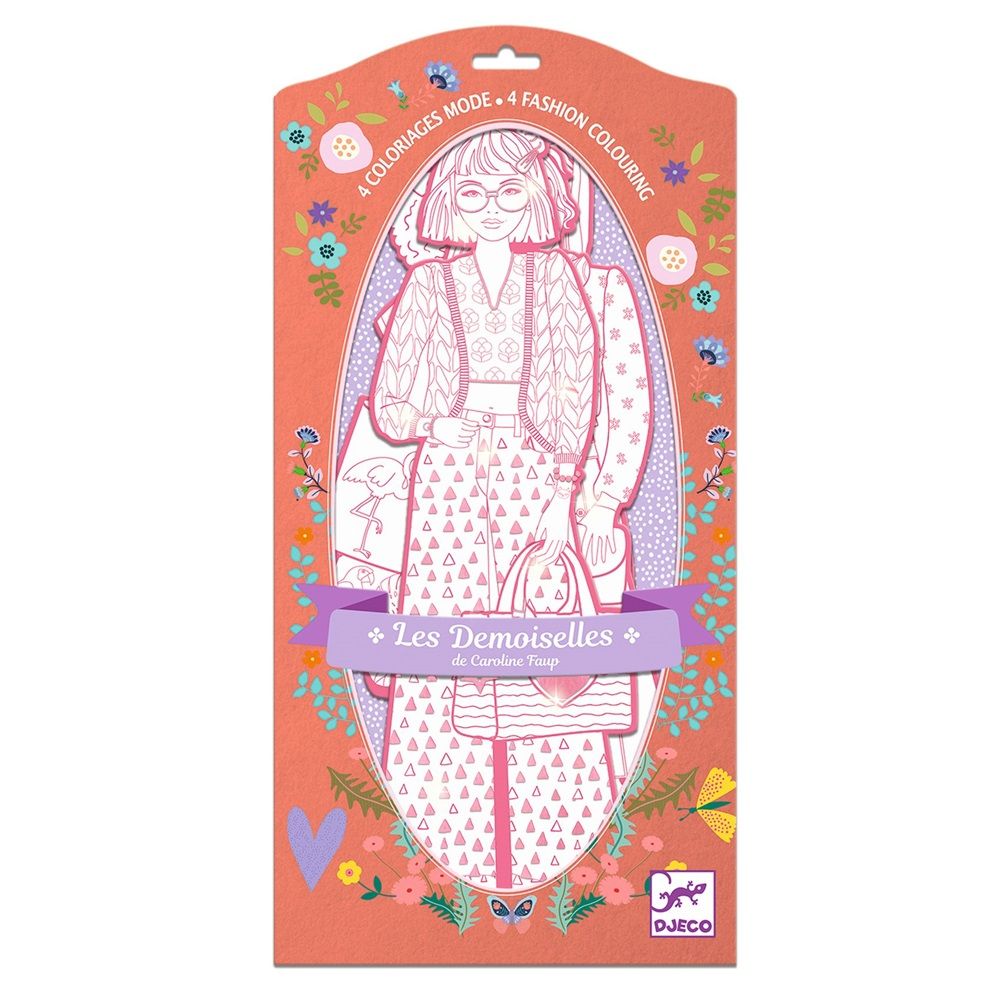 Djeco - Nina And Friends Les Demoiselles Colouring Kit