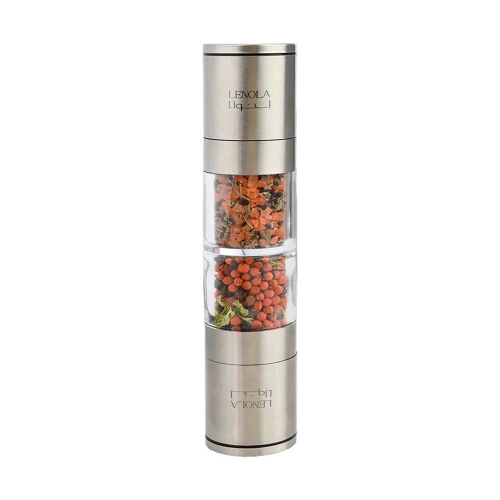 Lenola - Nigella/Ajwain Seed Sea Salt & Tomato/Celery Pepper Grinder - 25 gm